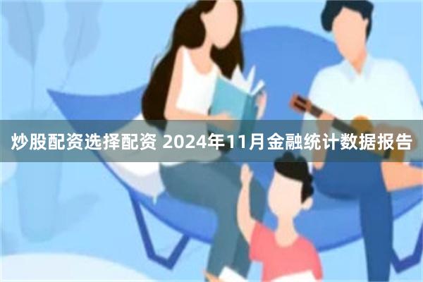 炒股配资选择配资 2024年11月金融统计数据报告