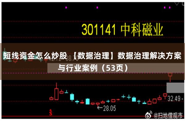 短线资金怎么炒股 【数据治理】数据治理解决方案与行业案例（53页）